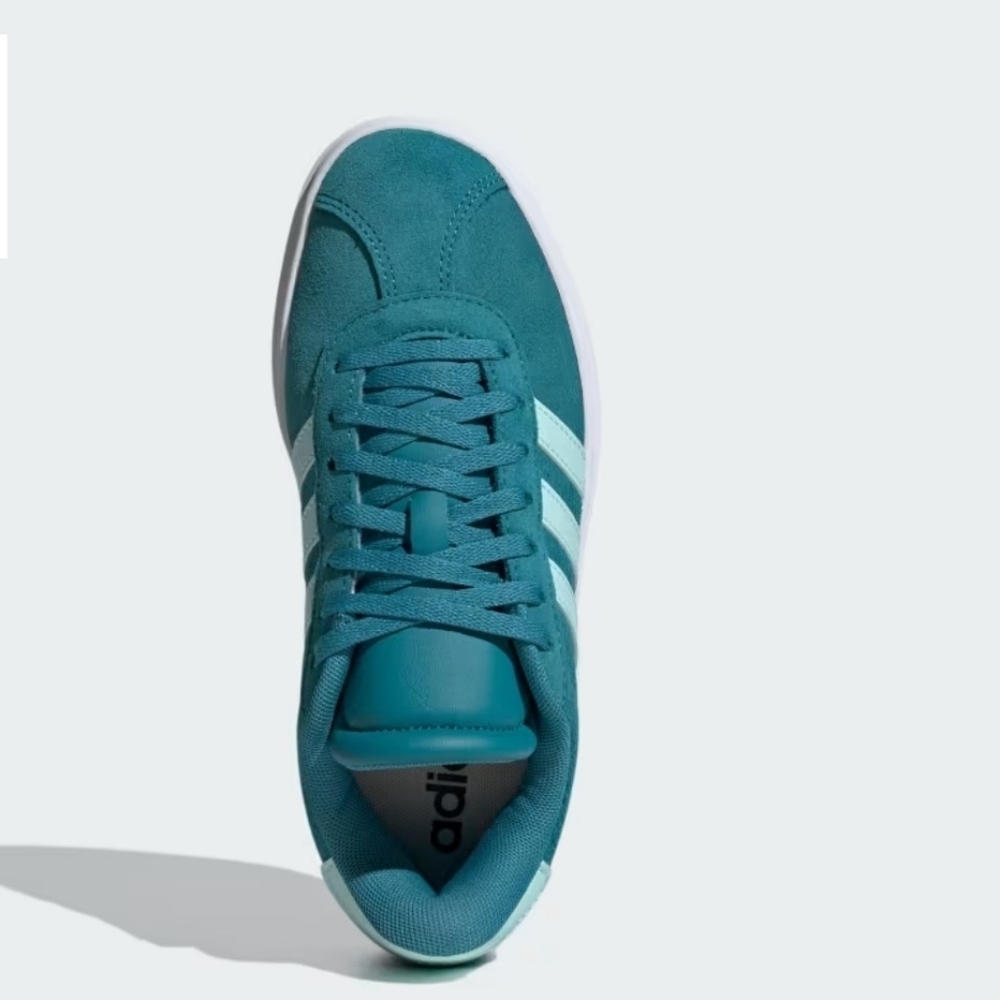 Adidas VL Court BOLD JR Skateboard Size 7Y IH4778 Arctic Fusion / Semi Flash Aq - Picture 6 of 12